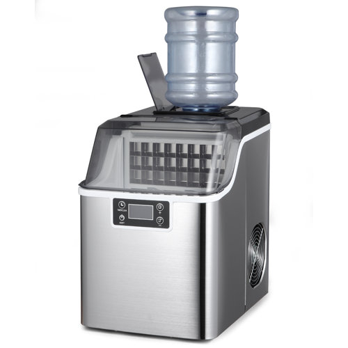 ADT 44 Lb. lb. Daily Production Cube Clear Ice Portable Ice Maker